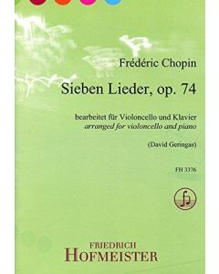 Frédéric Chopin (1810-1849) • Sieben Lieder, op. 74