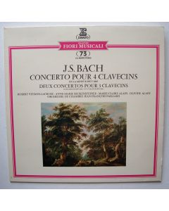 Johann Sebastian Bach (1685-1750) • Concertos pour 4 Clavecins LP