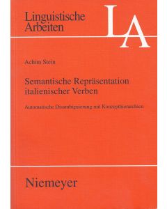 Achim Stein • Semantische Repräsentation italienischer Verben