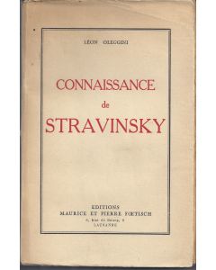 Léon Oleggini • Connaissance de Stravinsky