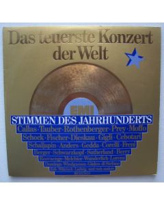 Das teuerste Konzert der Welt • Stimmen des Jahrhunderts 3 LPs