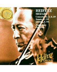 Jascha Heifetz-Collection Vol. 26 • Wolfgang Amadeus Mozart CD