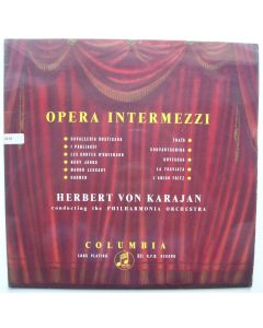 Herbert von Karajan • Opera Intermezzi LP