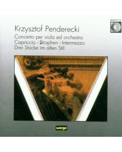 Krzysztof Penderecki • Concerto per viola ed orchestra CD