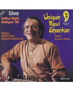 Ravi Shankar • Indian Night Live Stuttgart '88 CD