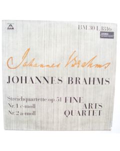 Johannes Brahms (1833-1897) • Streichquartette op. 51 LP • Fine Arts Quartet