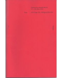 John Cage 100 • Wolfgang Rihm 60