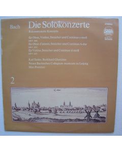 Johann Sebastian Bach (1685-1750) • Die Solokonzerte Vol. 2 LP • Karl Suske