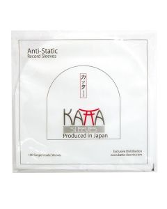 7" Single Vinyl Innenhüllen (KATTA Sleeves) (Anti-Static Record Sleeves) (halbrund) (100 Stück) ZUB