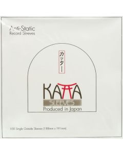 7" Single Vinyl Außenhüllen (KATTA Sleeves) (Anti-Static Record Sleeves) (ohne Klebeverschluss) (100 Stück) ZUB