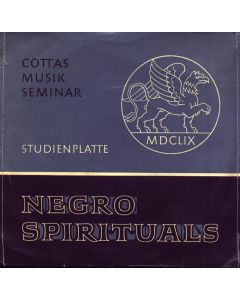 Cottas Musik Seminar - Negro Spirituals 7"