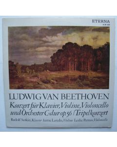 Beethoven • Triple Concerto LP • Leslie Parnas, Rudolf Serkin & Jaime Laredo