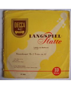 Ludwig van Beethoven (1770-1827) • Klavierkonzert Nr. 2 10" • Wilhelm Backhaus