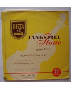 Ludwig van Beethoven (1770-1827) • Symphonie Nr. 1 10" • Carl Schuricht