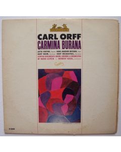 Carl Orff (1895-1982) • Carmina Burana LP • Herbert Kegel