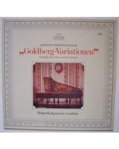 Johann Sebastian Bach (1685-1750) • Goldberg-Variationen LP • Ralph Kirkpatrick
