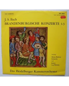 Johann Sebastian Bach (1685-1750) • Brandenburgische Konzerte 1-3 LP