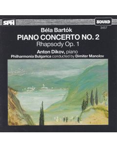 Béla Bartók (1881-1945) • Piano Concert No. 2 CD • Anton Dikov