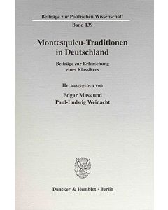 Montesquieu-Traditionen in Deutschland