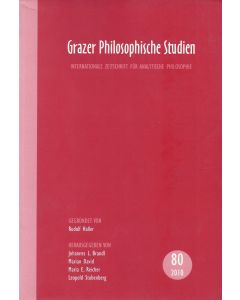 Grazer Philosophische Studien • Vol. 80 - 2010