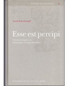 Arend Kulenkampff • Esse est percipi
