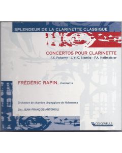 Frédéric Rapin • Concertos pour Clarinette CD