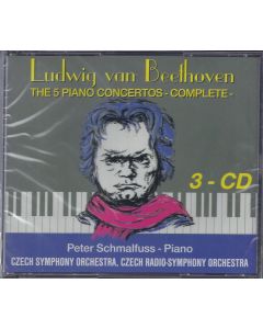 Beethoven (1770-1827) • The 5 Piano Concertos 3 CDs • Peter Schmalfuss