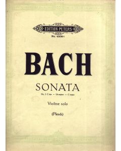 Johann Sebastian Bach (1685-1750) • Sonata Nr. 3 Violine solo