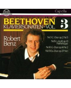 Robert Benz: Ludwig van Beethoven (1770-1827) • Klaviersonaten Vol. 3 CD