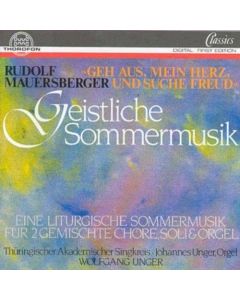 Rudolf Mauersberger (1889-1971) • Geistliche Sommermusik CD