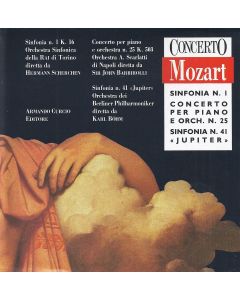 Wolfgang Amadeus Mozart (1756-1791) • Sinfonia N. 1 CD