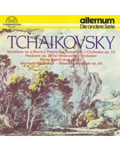 Tchaikovsky (1840-1893) • Variations on a Rococo Theme CD • Reiner Hochmuth