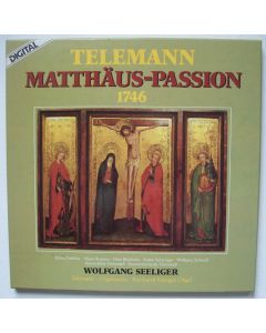 Georg Philipp Telemann (1681-1767) • Matthäus-Passion 1746 2 LP-Box