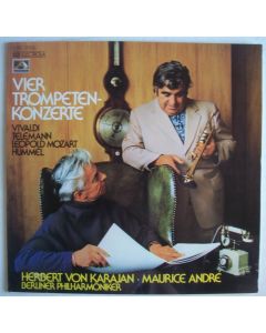 Herbert von Karajan & Maurice André • Vier Trompetenkonzerte LP