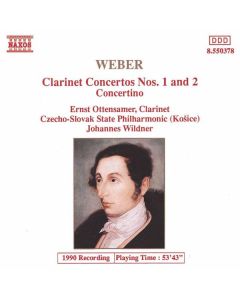Carl Maria von Weber (1786-1826) - Klarinettenkonzerte Nr.1 & 2 CD