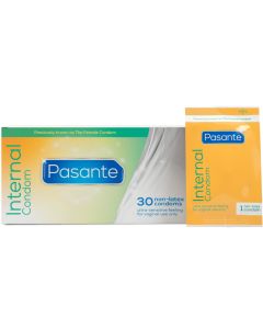 PASANTE - INNERE FRAUENKONDOMS, PACKUNG MIT 30 STÜCKEN