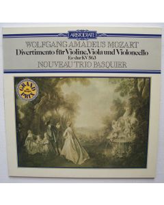 Mozart (1756-1791) • Divertimento Es-Dur KV 563 LP • Nouveau Trio Pasquier
