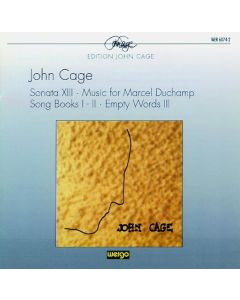 John Cage (1912-1992) • Sonata XIII • Music for Marcel Duchamp • etc. CD