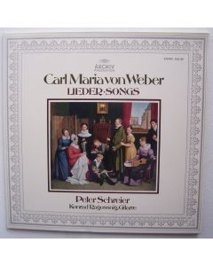 Carl Maria von Weber (1786-1826) • Lieder • Songs LP