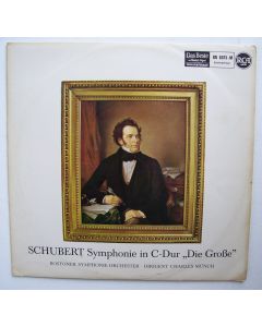 Franz Schubert (1797-1828) • Symphonie in C-Dur "Die Große" LP • Charles Münch