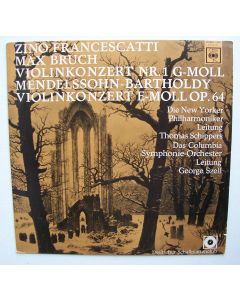 Max Bruch (1838-1920) • Violinkonzert Nr. 1 g-moll LP • Zino Francescatti