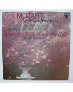 Mozart (1756-1791) • Early Symphonies Vol. 1 LP • Neville Marriner