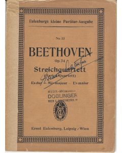 Ludwig van Beethoven (1770-1827) • Streichquartett (Harfen-Quartett)