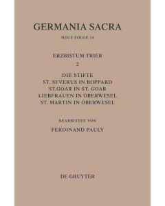 Germania Sacra • Neue Folge 14 • Erzbistum Trier 2