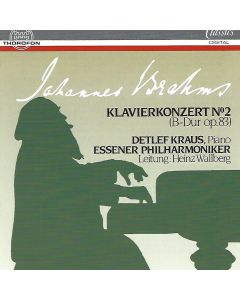 Johannes Brahms (1833-1897) • Klavierkonzert No. 2 CD • Detlef Kraus