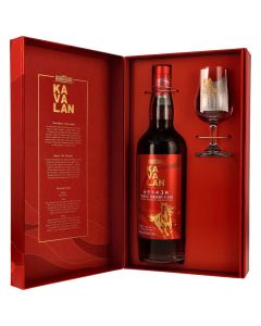 Kavalan Triple Sherry Cask mit Glas