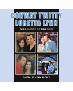Conway Twitty & Loretta Lynn - Four Albums On Two Discs (1975 - 1978) CD