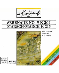 Wolfgang Amadeus Mozart (1756-1791) • Serenade No. 5 CD