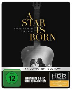 A Star Is Born (2018) (4K Ultra HD Blu-ray & Blu-ray im Steelbook) UHD