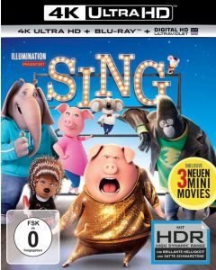 Sing (Ultra HD Blu-ray & Blu-ray) UHD